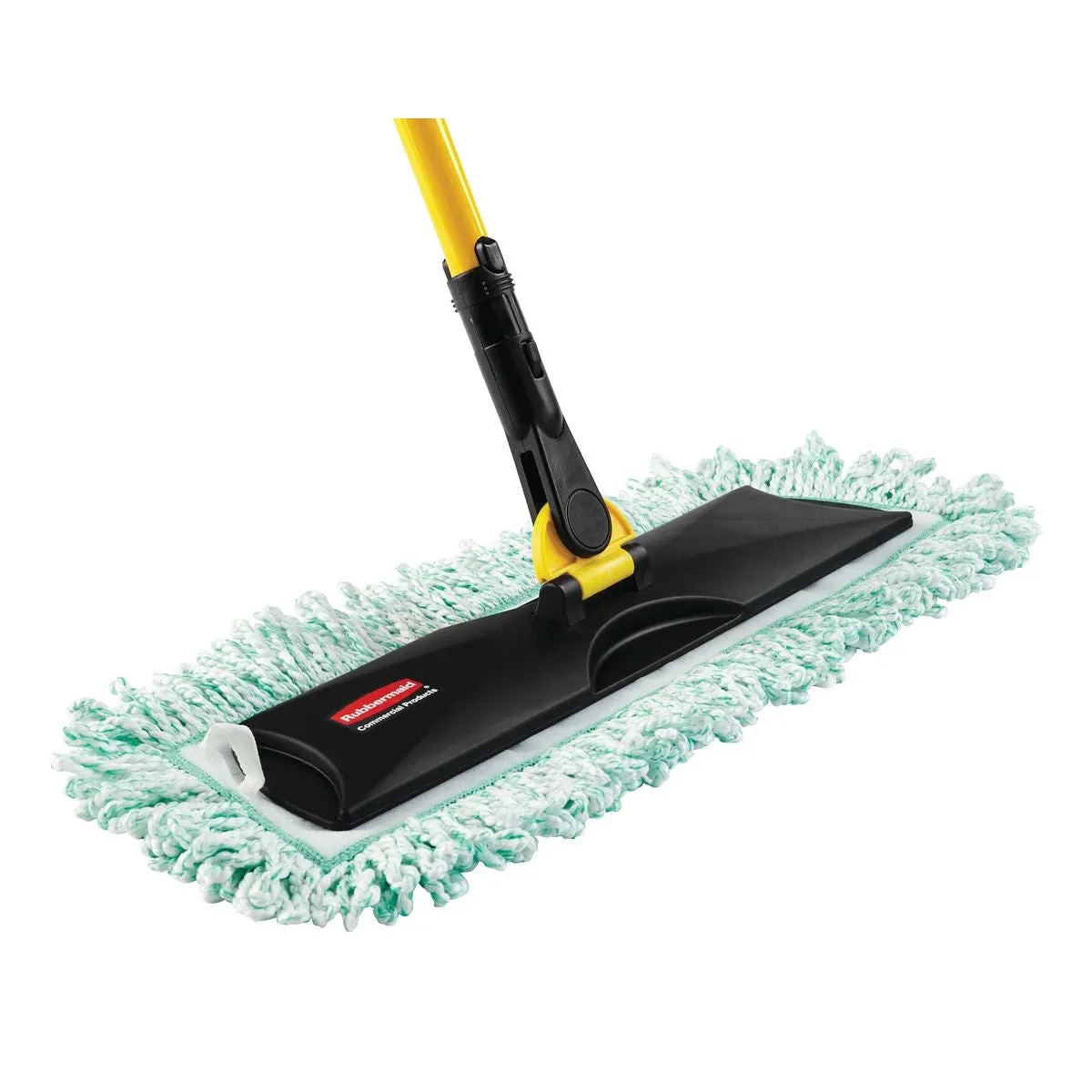 Rubbermaid® Hygen™ 18" Green Microfiber Dust Mop w/ Fringe - Looped Ends