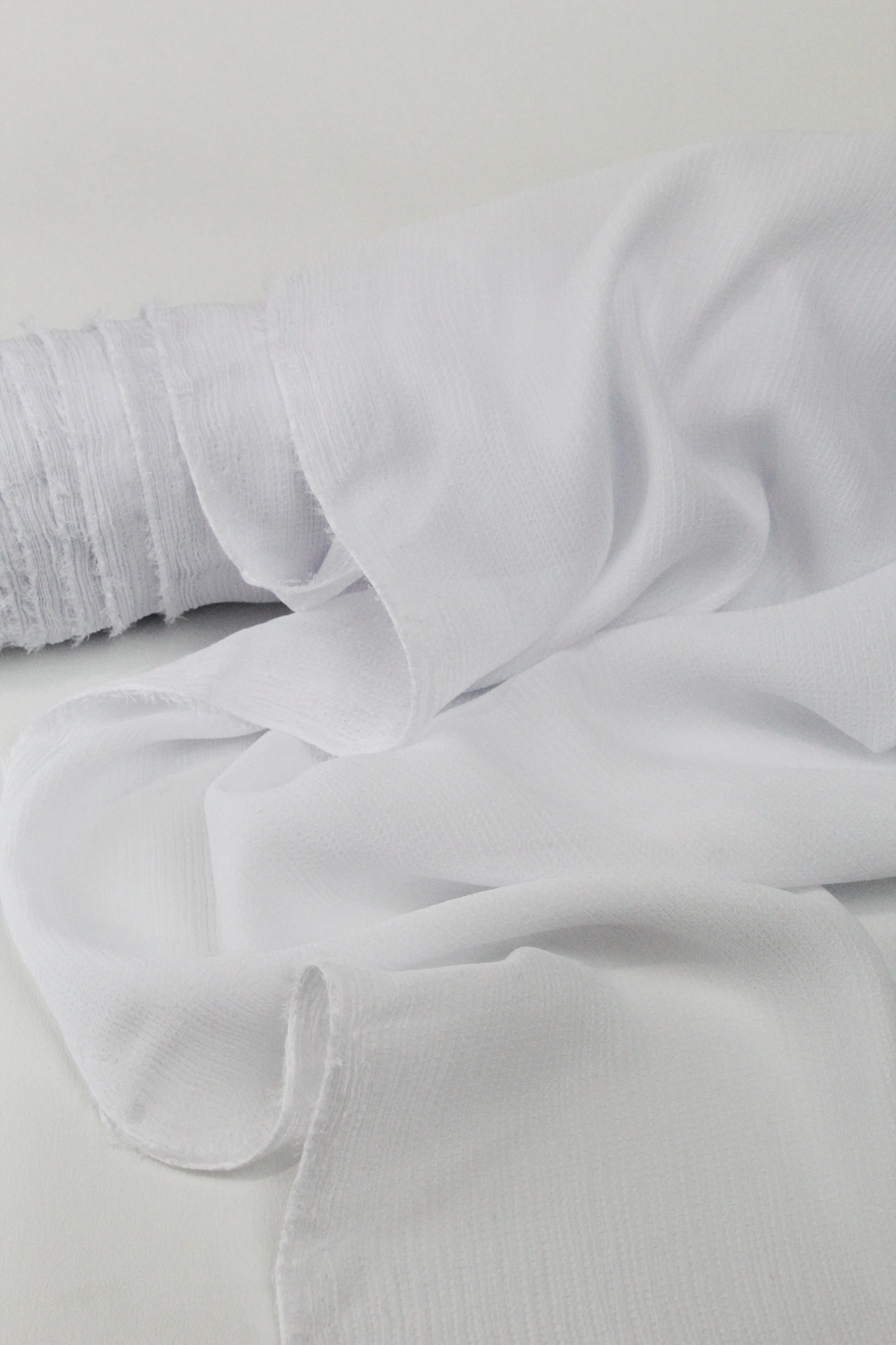 Rydelle - Squareweave Chiffon | Optic White