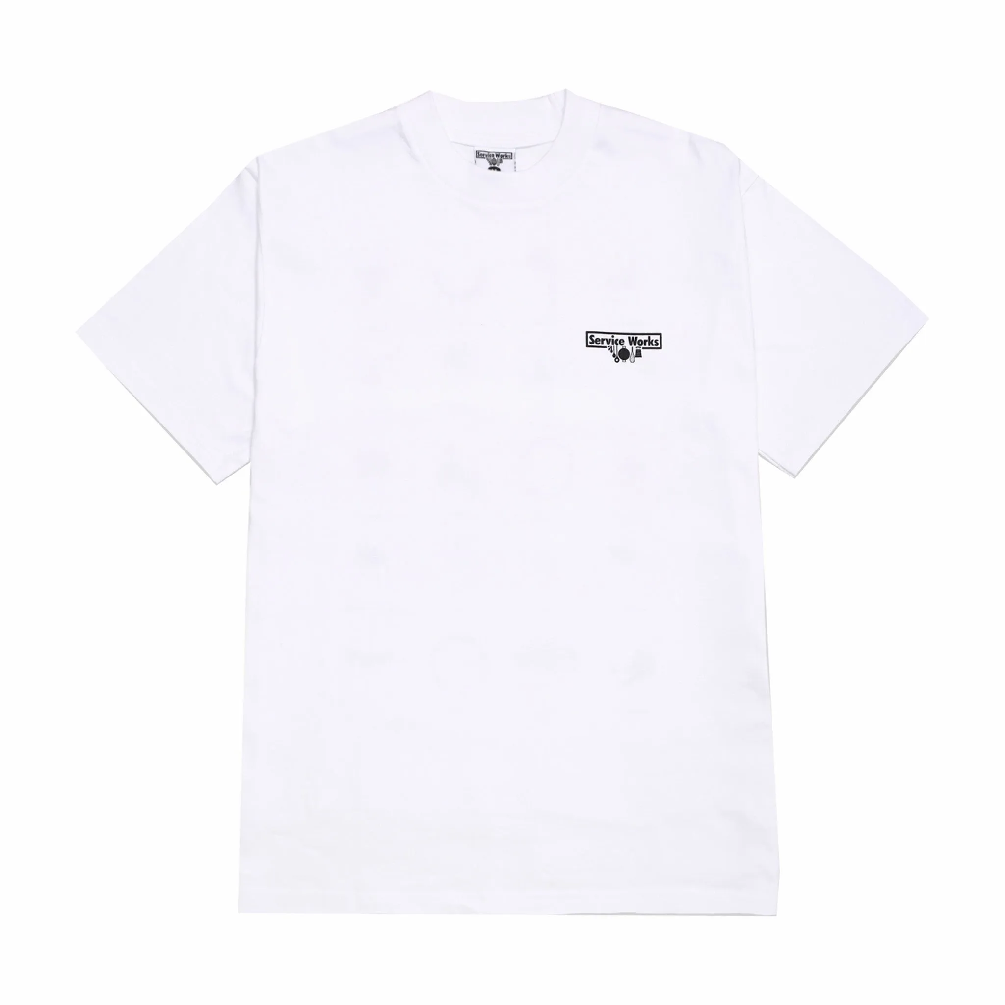 Service Works Wine Spill T-Shirt (White)