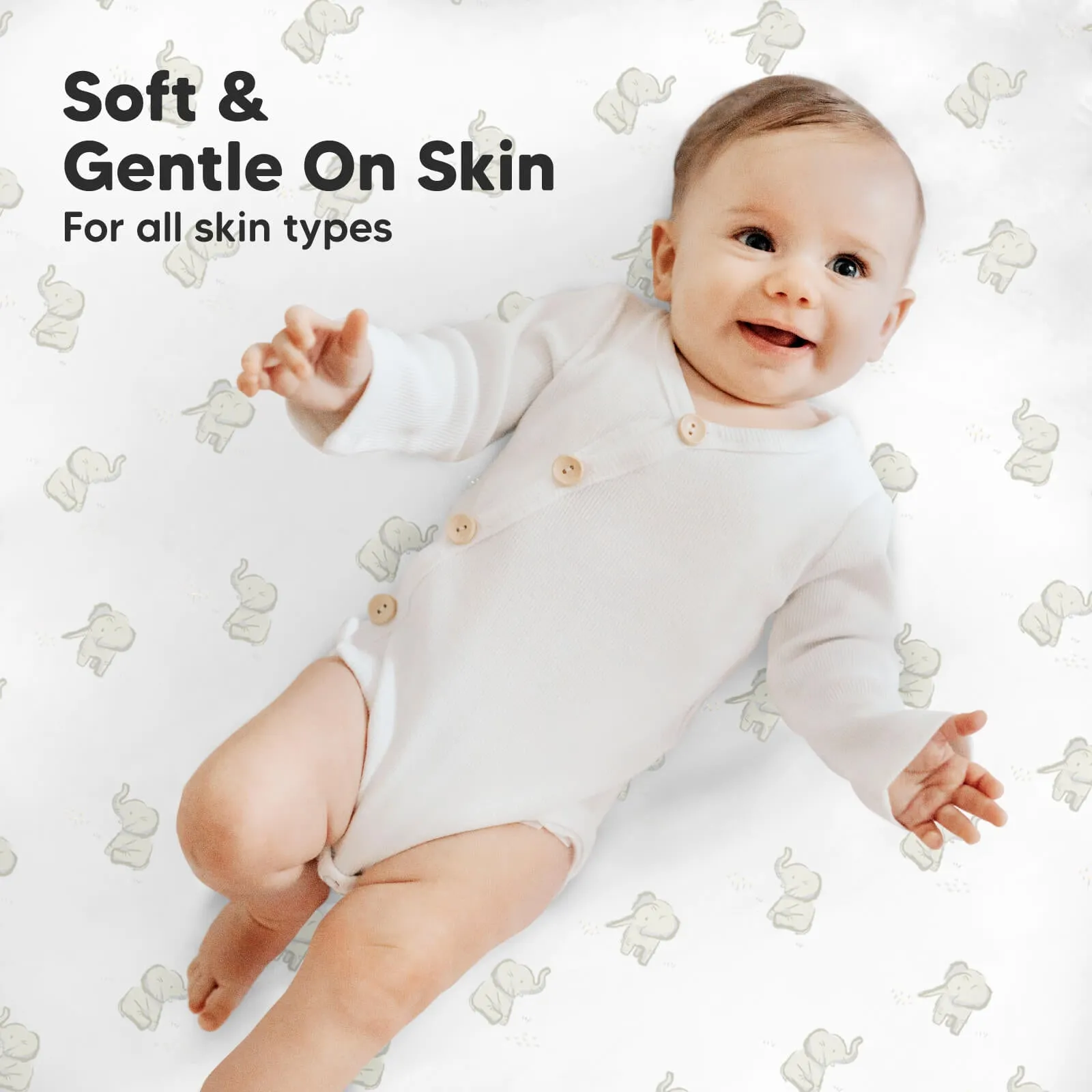 Soothe Fitted Mini Crib Sheet