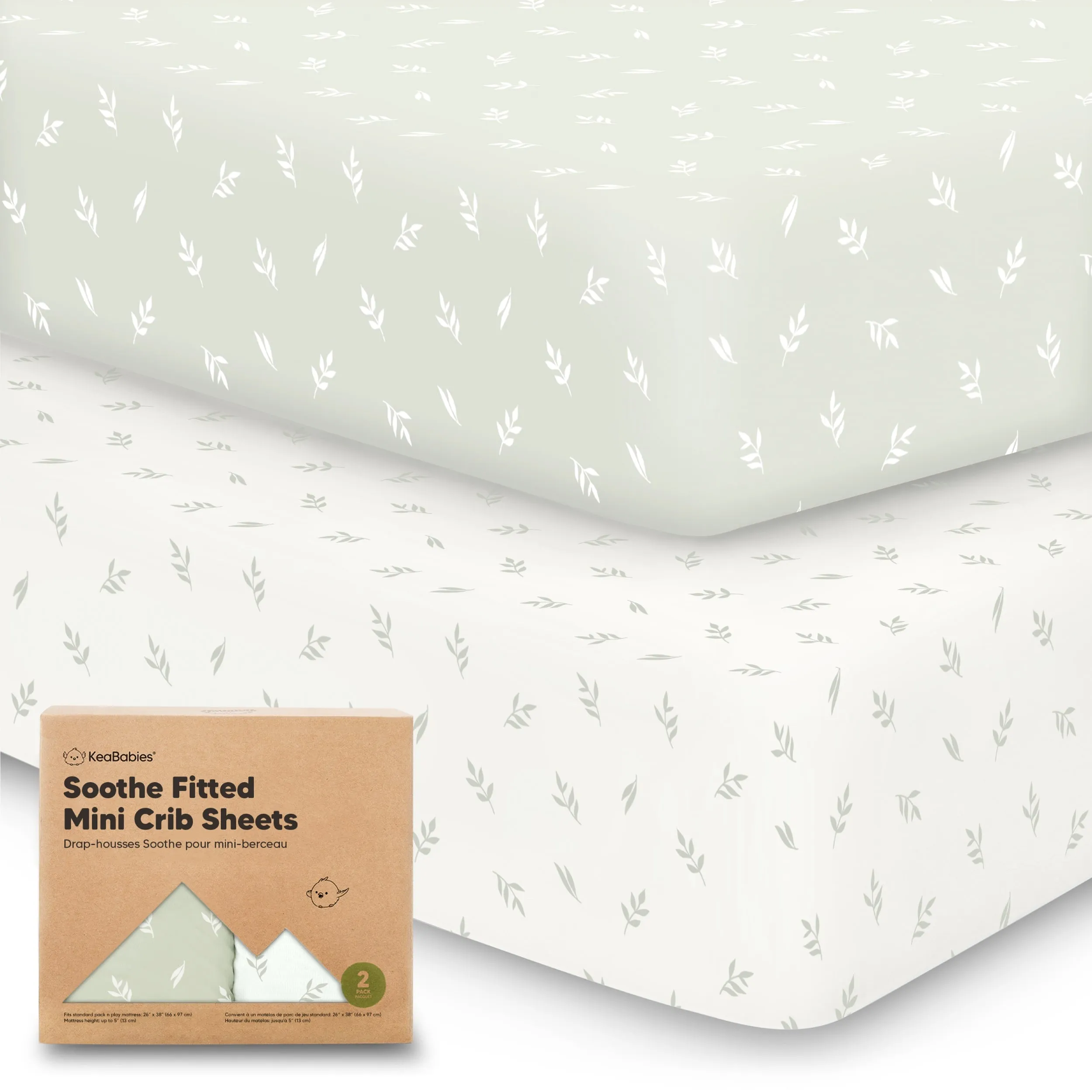 Soothe Fitted Mini Crib Sheet