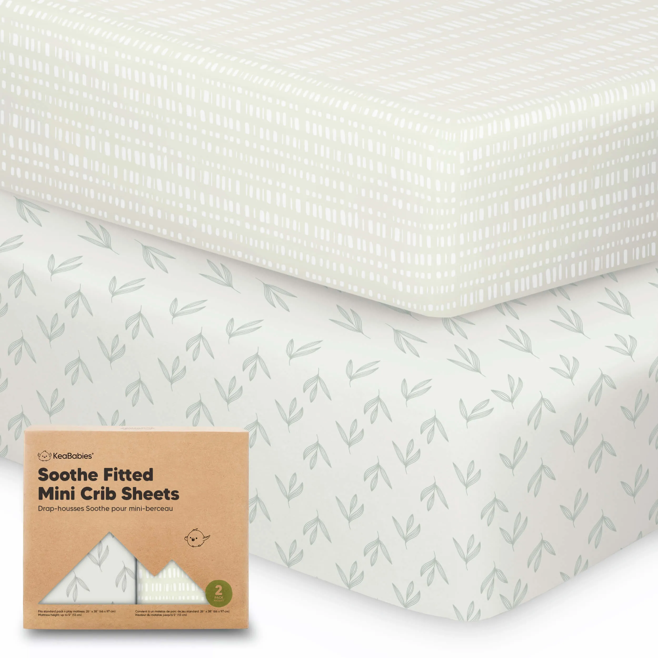 Soothe Fitted Mini Crib Sheet