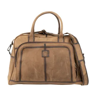 STS Ranchwear Mens Foreman Veg-Tan Leather Carry-On Bag