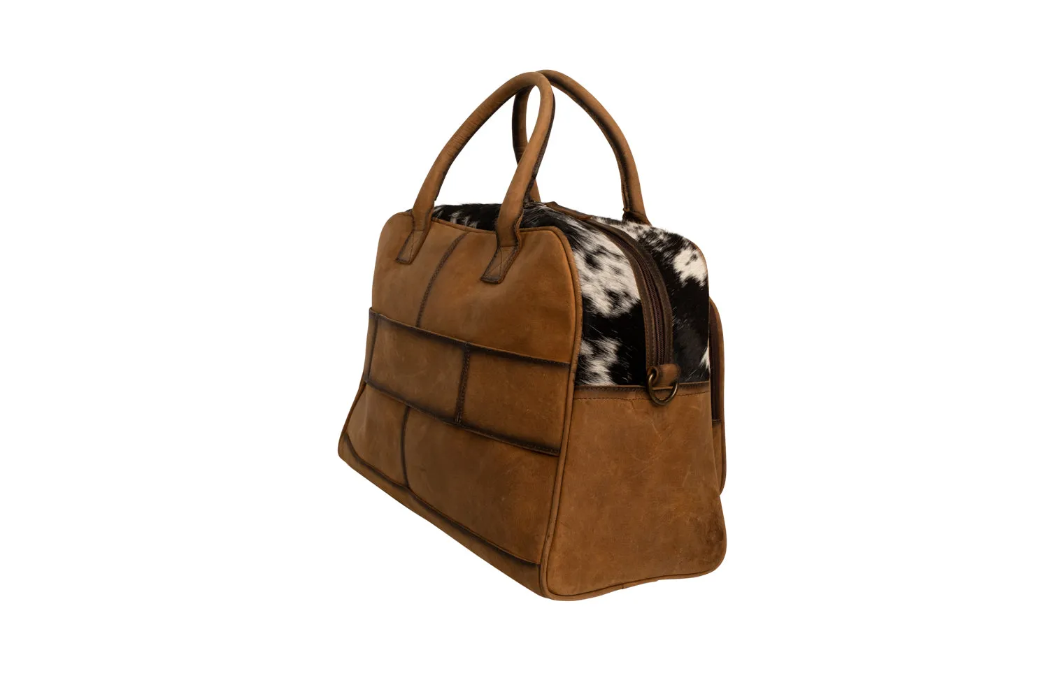 STS Ranchwear Womens Cowhide Tan Leather Carry-On Bag