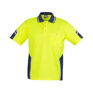 Syzmik Workwear | Mens Hi Vis Squad Short Sleeve Polo | ZH237