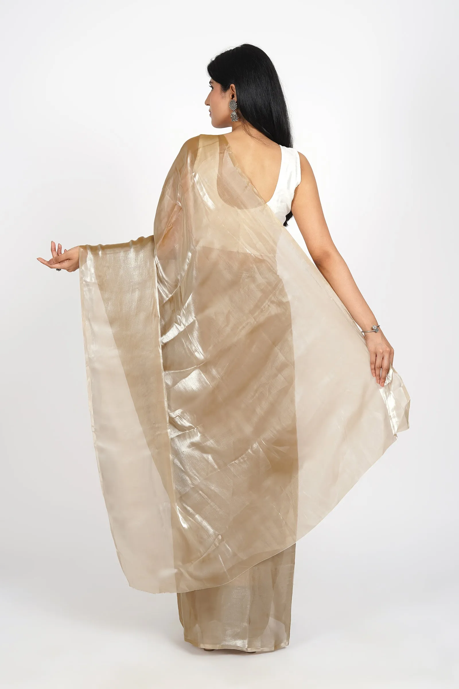 Teejh Gilded Glamour Tissue Pre-Draped Saree