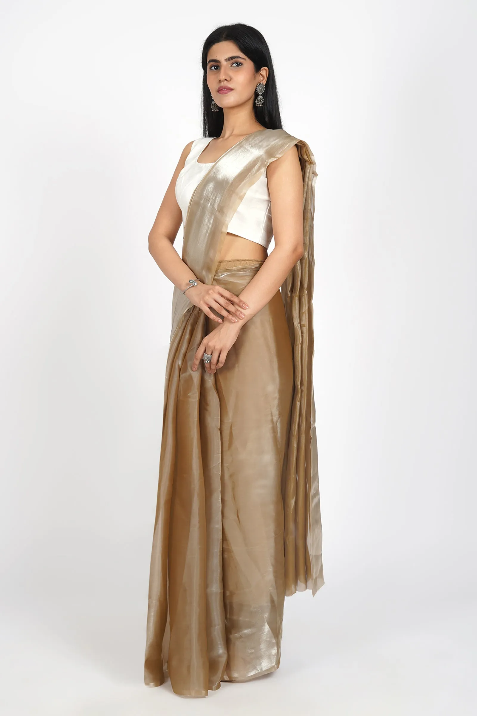 Teejh Gilded Glamour Tissue Pre-Draped Saree