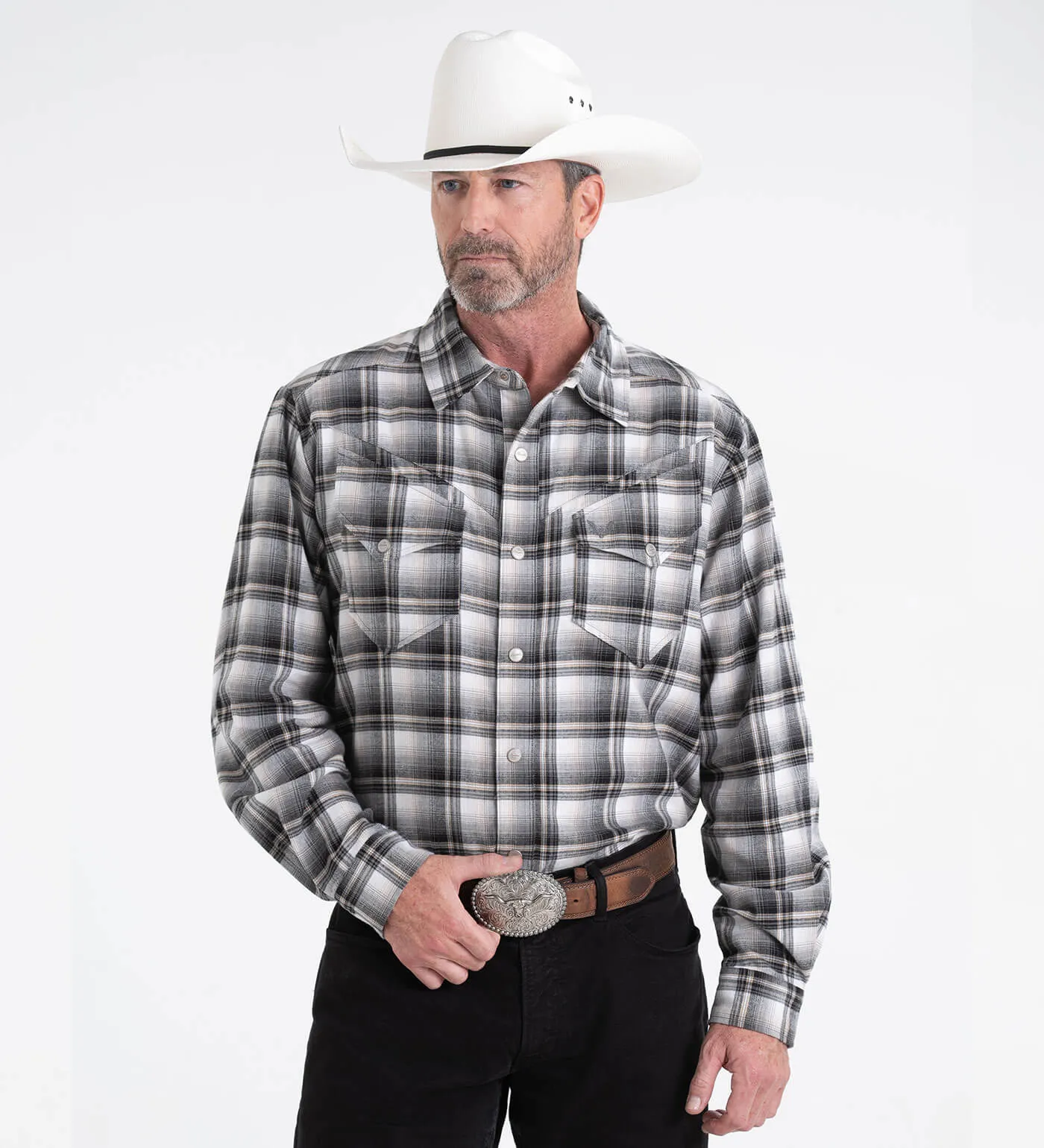 Thorogood Wellington Western Brushed Flannel Shirt