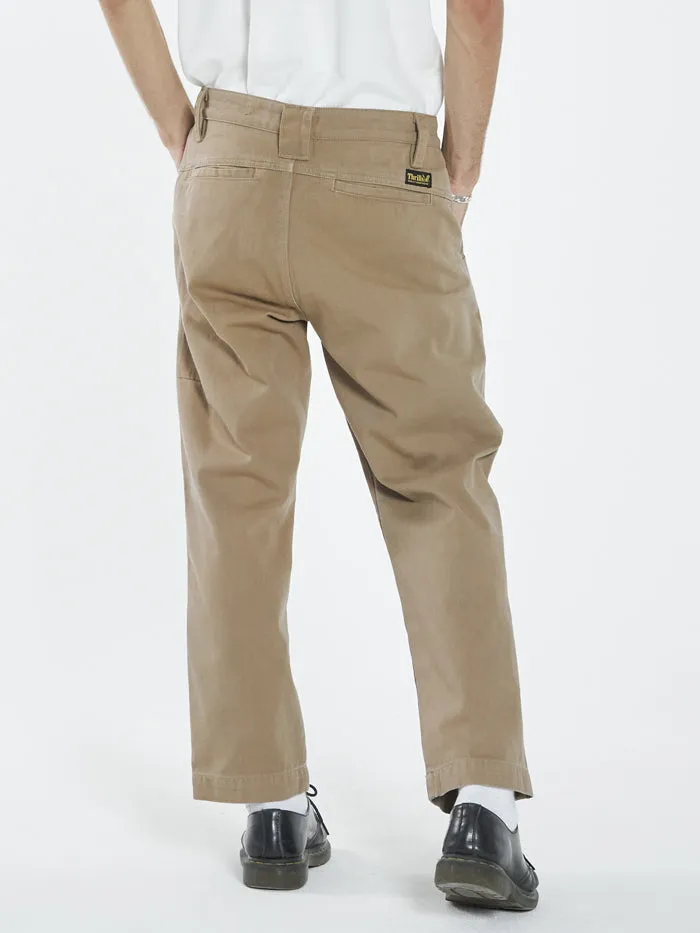 Thrills Union Work Chino Pant - Sand