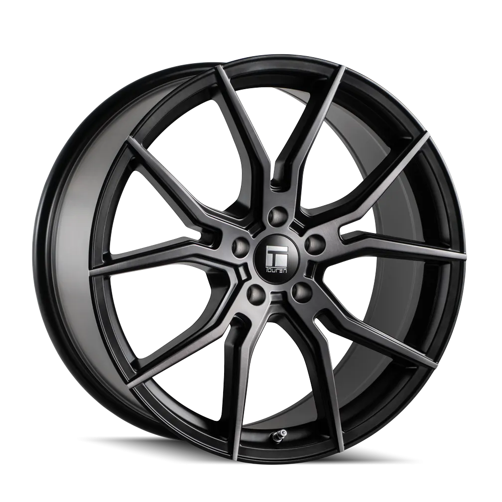 TOUREN 3501 | BRUSHED MATTE BLACK W/DARK TINT | 5x100 | 17x7.5 | 40mm