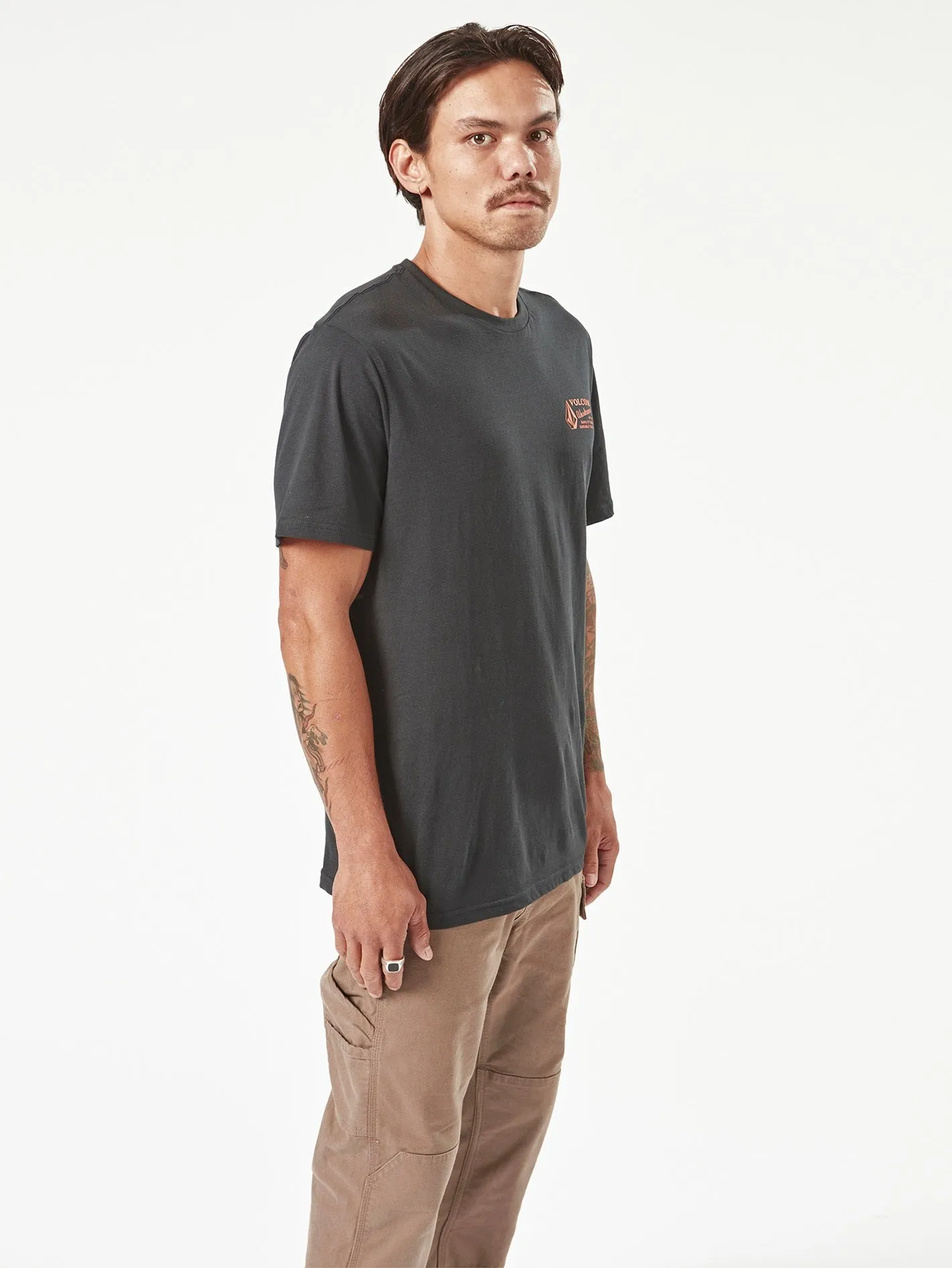 Volcom Workwear Short Sleeve Tee - Black