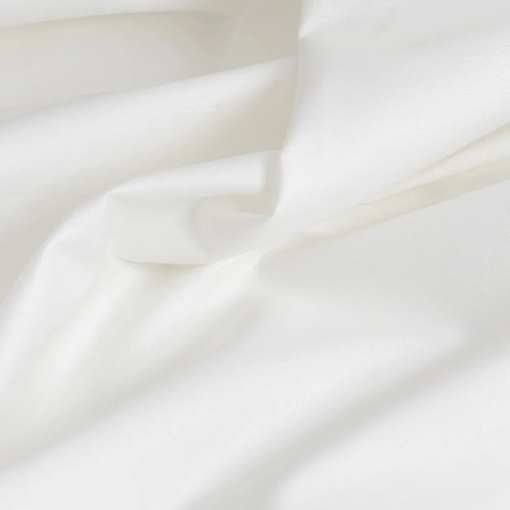 White Gabardine Fabric 5579