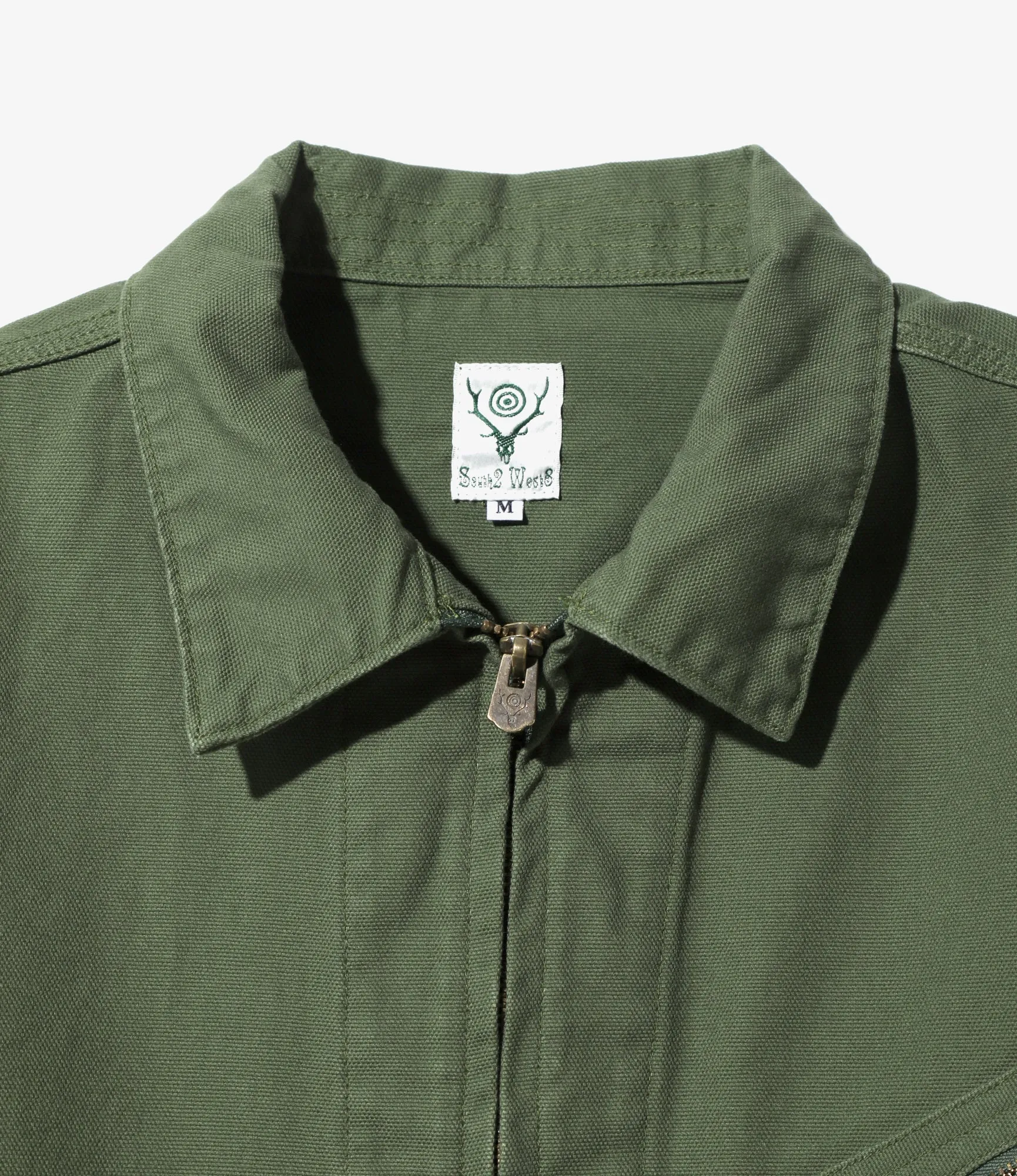 Work Jacket – Moss Green 11.5oz Cotton Canvas